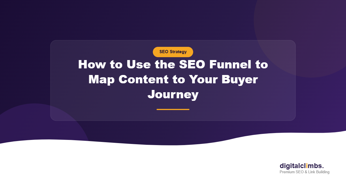 How to Use the SEO Funnel to Map Content to Your Buyer Journey