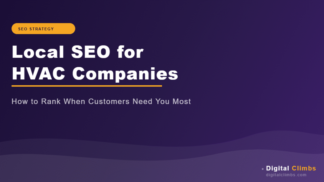 Local SEO for HVAC Companies Featured Image